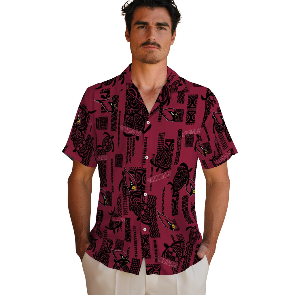 Arizona Cardinals Hawaiian Shirt - Turtle Lines | Hula Hawaiian Shirts