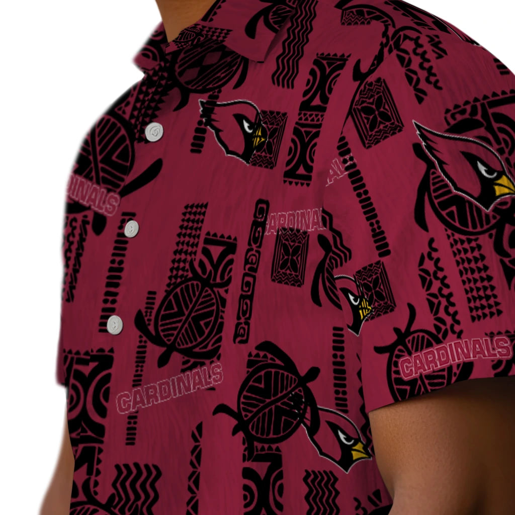 Arizona Cardinals Hawaiian Shirt - Turtle Lines | Hula Hawaiian Shirts