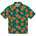 Arizona Coyotes Hawaiian Shirt - Hibiscus and Palm Leaves | Hula Hawaiian Shirts