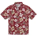 Arizona Coyotes Hawaiian Shirt - Hibiscus Flower Design | Hula Hawaiian Shirts