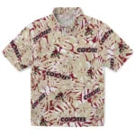 Arizona Coyotes Hawaiian Shirt - Hibiscus Overlay | Hula Hawaiian Shirts