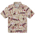Arizona Coyotes Hawaiian Shirt - Hibiscus Overlay | Hula Hawaiian Shirts