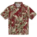 Arizona Coyotes Hawaiian Shirt - Palm Leaves | Hula Hawaiian Shirts