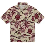 Arizona Coyotes Hawaiian Shirt - Palm Sunset | Hula Hawaiian Shirts