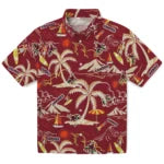 Arizona Coyotes Hawaiian Shirt - Palm Tree Island | Hula Hawaiian Shirts