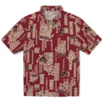 Arizona Coyotes Hawaiian Shirt - Turtle Lines | Hula Hawaiian Shirts