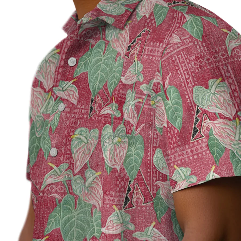 Arizona Diamondbacks Hawaiian Shirt - Anthurium Overlay | Hula Hawaiian Shirts