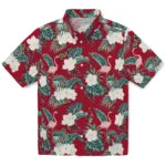 Arizona Diamondbacks Hawaiian Shirt - Flamingo and Hibiscus | Hula Hawaiian Shirts