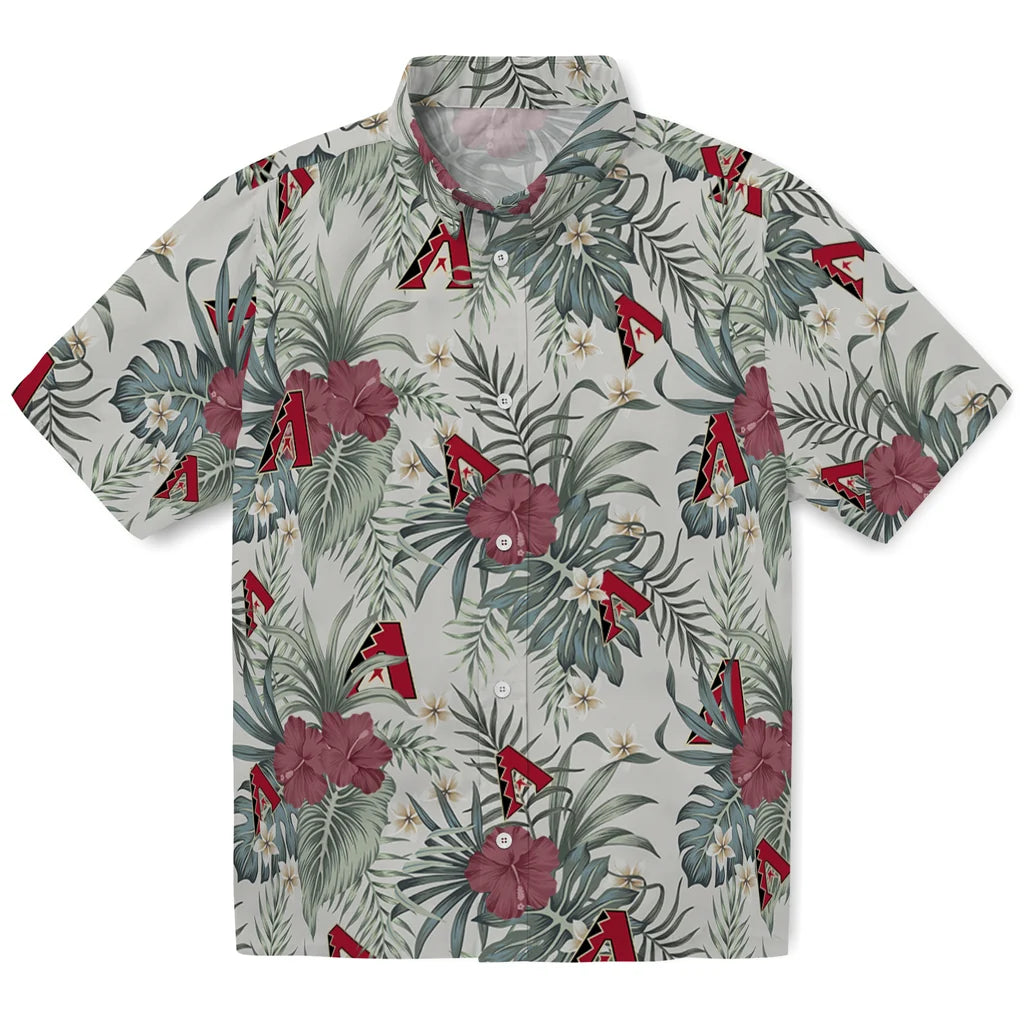 Arizona Diamondbacks Hawaiian Shirt - Hibiscus Designs | Hula Hawaiian Shirts