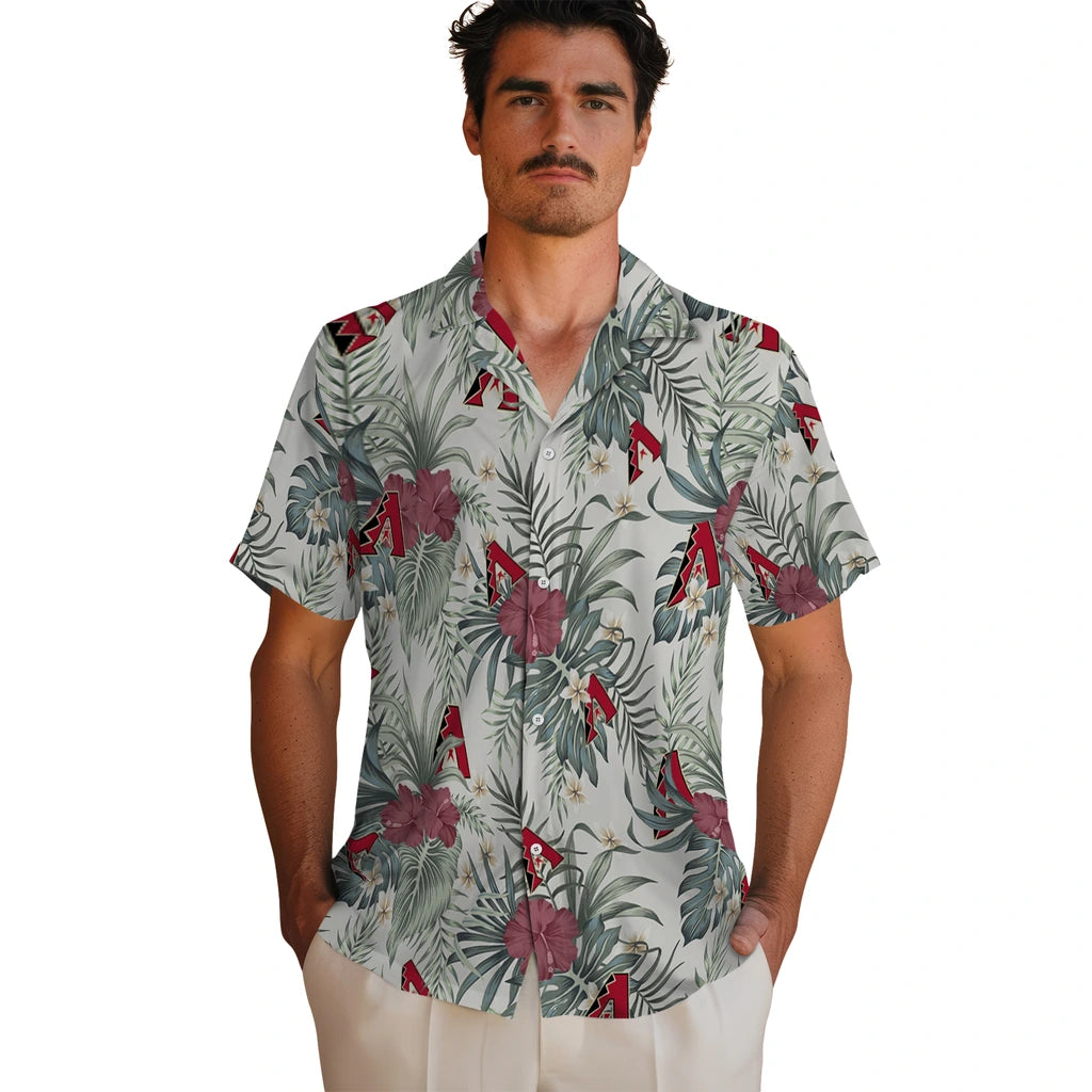 Arizona Diamondbacks Hawaiian Shirt - Hibiscus Designs | Hula Hawaiian Shirts