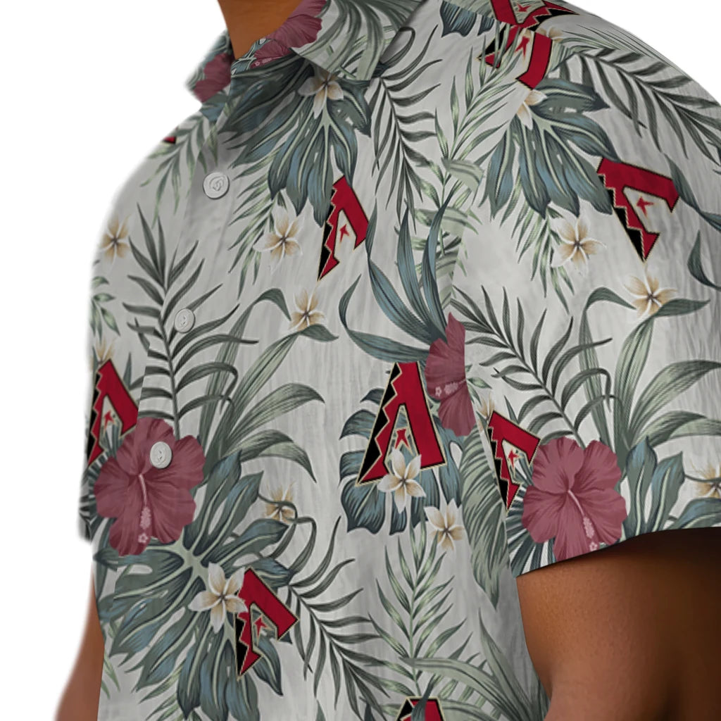Arizona Diamondbacks Hawaiian Shirt - Hibiscus Designs | Hula Hawaiian Shirts