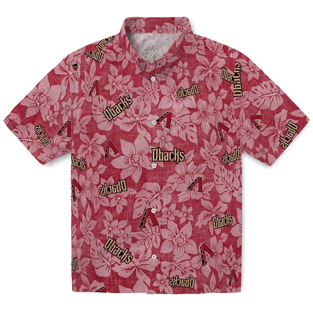 Arizona Diamondbacks Hawaiian Shirt - Hibiscus Oasis | Hula Hawaiian Shirts