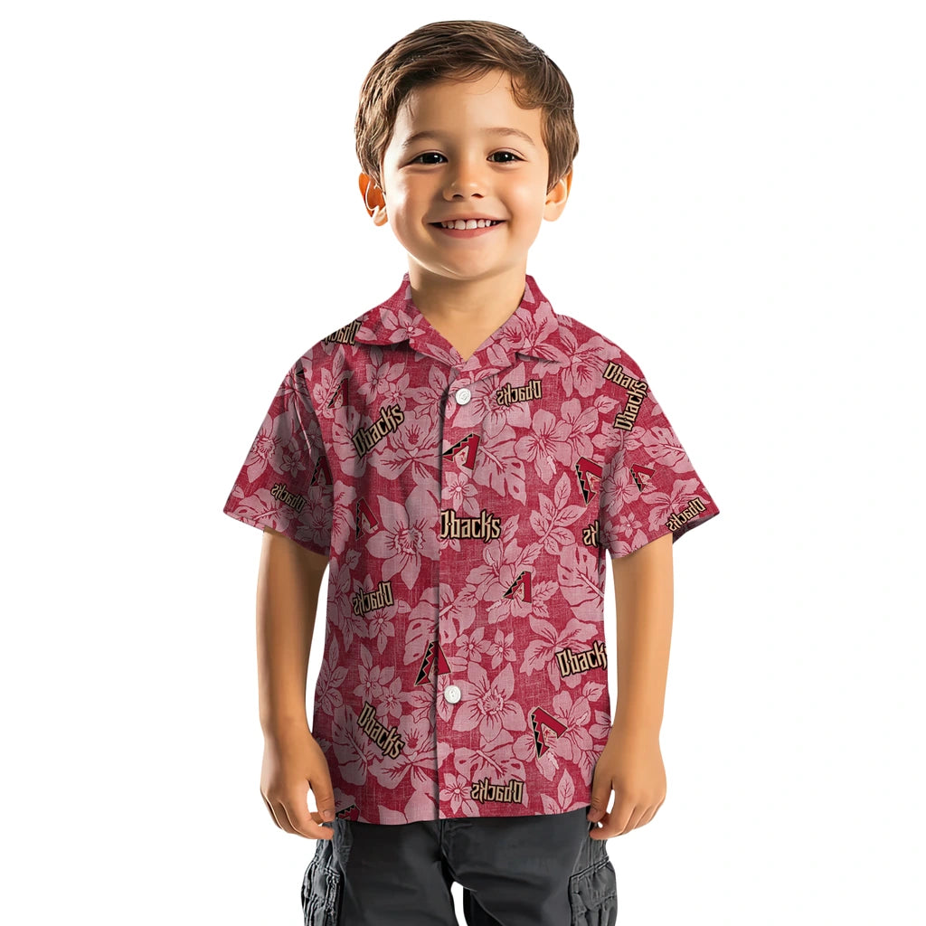 Arizona Diamondbacks Hawaiian Shirt - Hibiscus Oasis | Hula Hawaiian Shirts