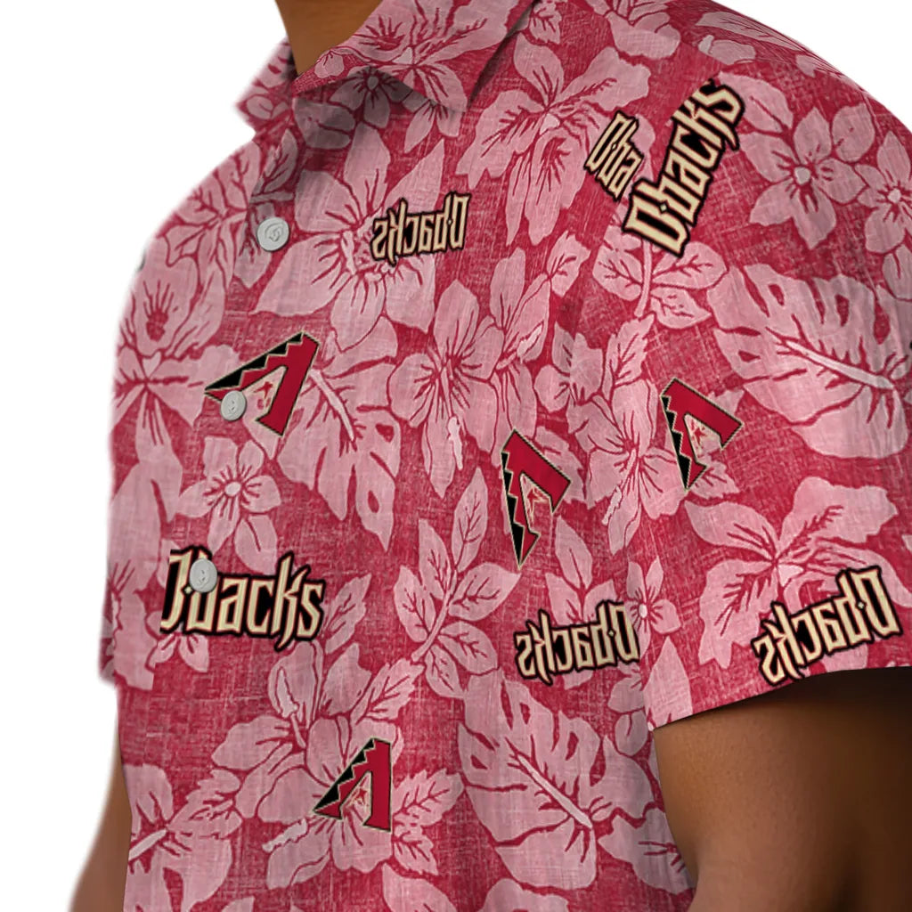 Arizona Diamondbacks Hawaiian Shirt - Hibiscus Oasis | Hula Hawaiian Shirts