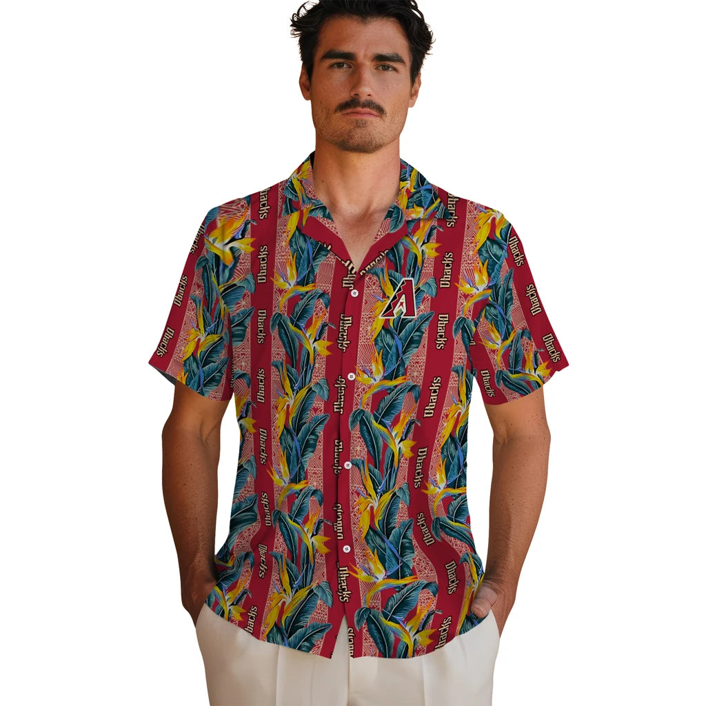Arizona Diamondbacks Hawaiian Shirt - Paradise Vines | Hula Hawaiian Shirts