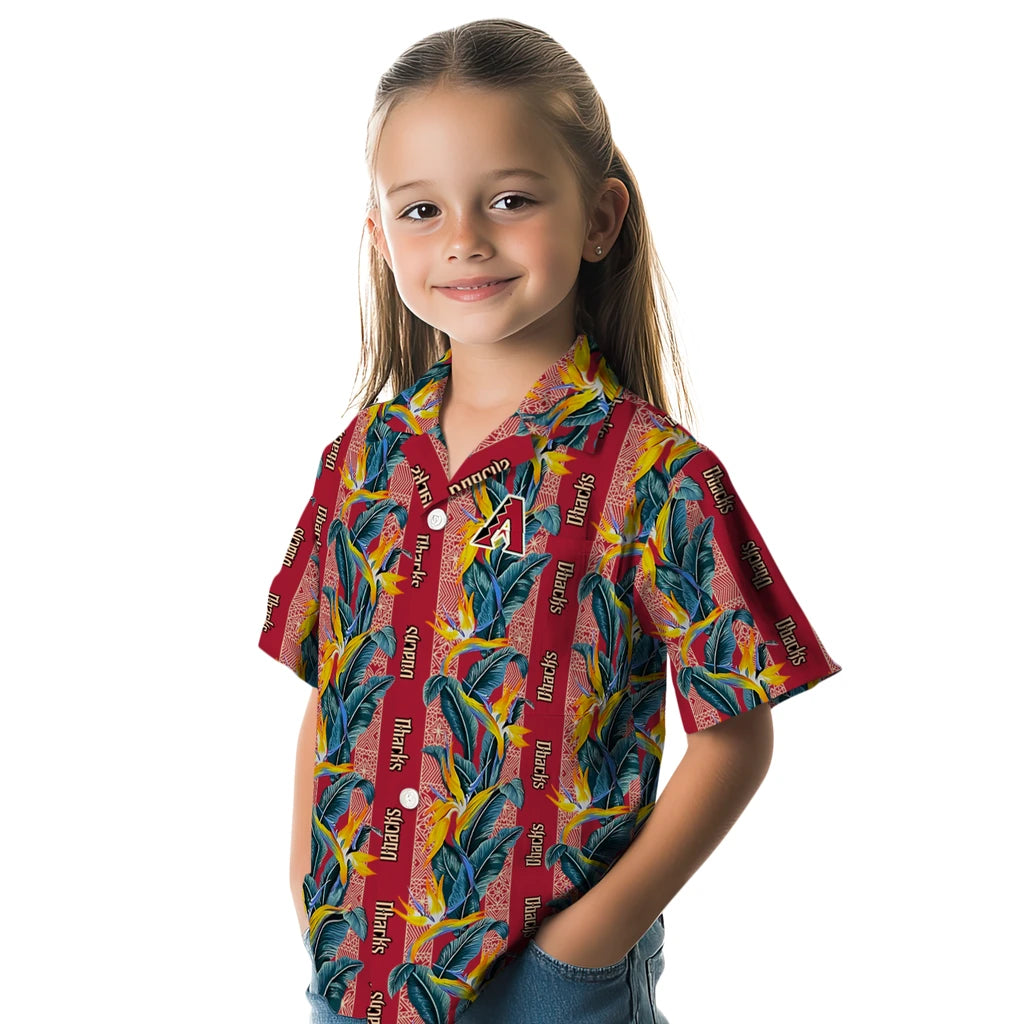 Arizona Diamondbacks Hawaiian Shirt - Paradise Vines | Hula Hawaiian Shirts