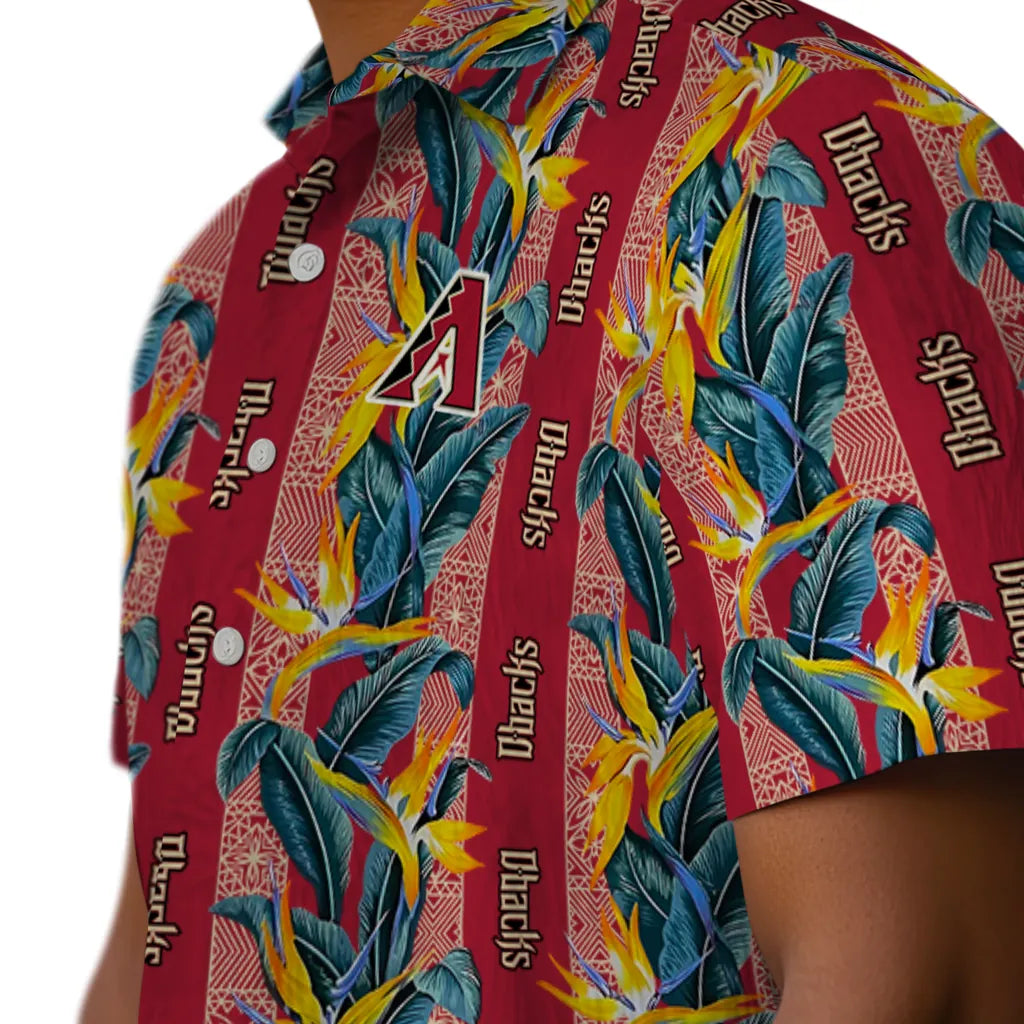 Arizona Diamondbacks Hawaiian Shirt - Paradise Vines | Hula Hawaiian Shirts