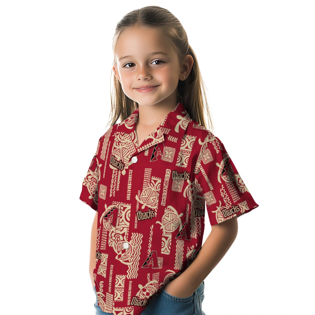 Arizona Diamondbacks Hawaiian Shirt - Turtle Lines | Hula Hawaiian Shirts