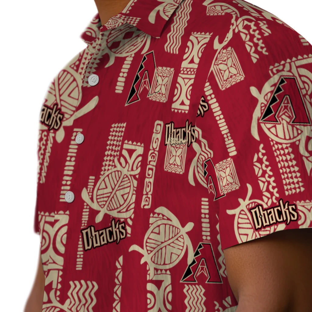 Arizona Diamondbacks Hawaiian Shirt - Turtle Lines | Hula Hawaiian Shirts