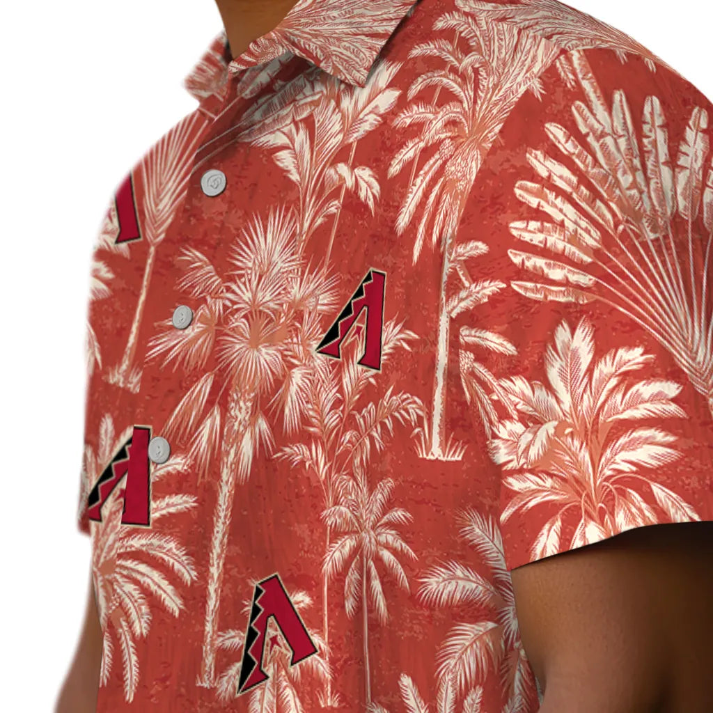 Arizona Diamondbacks Hawaiian Shirt - Vintage Palm Tree | Hula Hawaiian Shirts