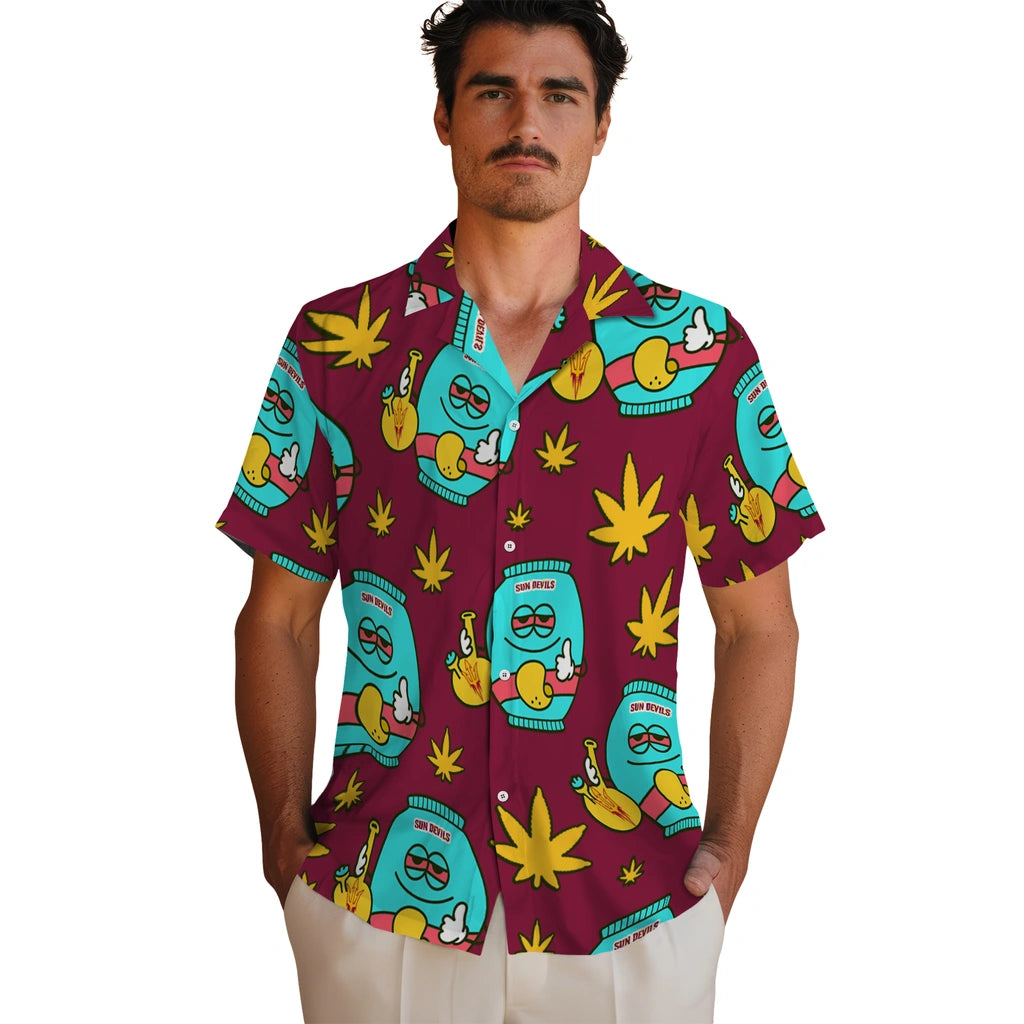 Arizona State Sun Devils Hawaiian Shirt - Chill Vibe | Hula Hawaiian Shirts