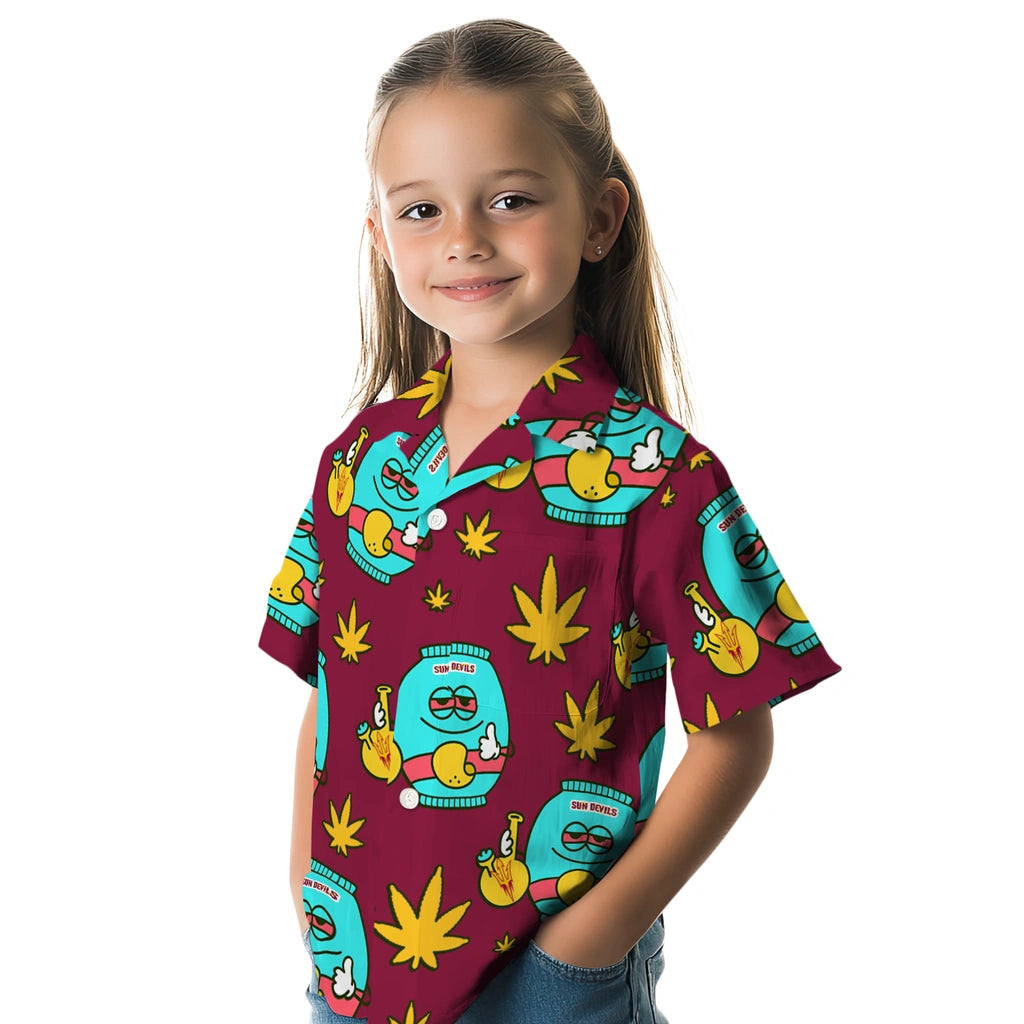 Arizona State Sun Devils Hawaiian Shirt - Chill Vibe | Hula Hawaiian Shirts