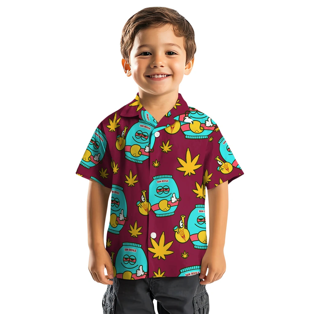 Arizona State Sun Devils Hawaiian Shirt - Chill Vibe | Hula Hawaiian Shirts