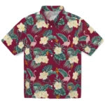 Arizona State Sun Devils Hawaiian Shirt - Flamingo and Hibiscus | Hula Hawaiian Shirts