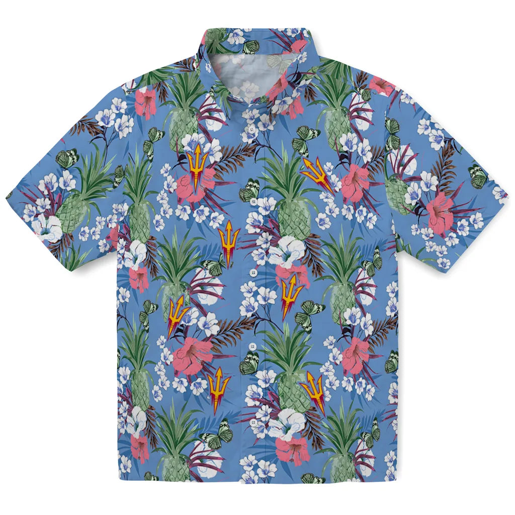 Arizona State Sun Devils Hawaiian Shirt - Pineapple Bouquet | Hula Hawaiian Shirts