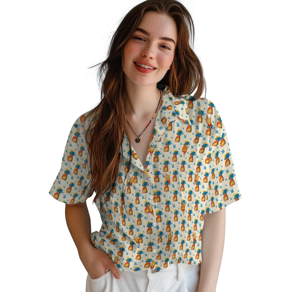 Arizona State Sun Devils Hawaiian Shirt - Pineapple Delight | Hula Hawaiian Shirts