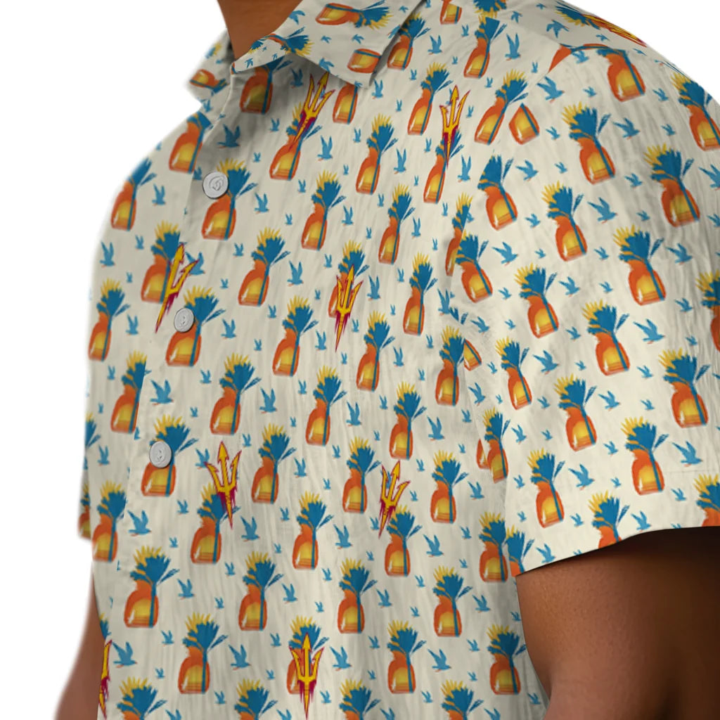 Arizona State Sun Devils Hawaiian Shirt - Pineapple Delight | Hula Hawaiian Shirts