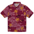 Arizona State Sun Devils Hawaiian Shirt - Wave Palm | Hula Hawaiian Shirts