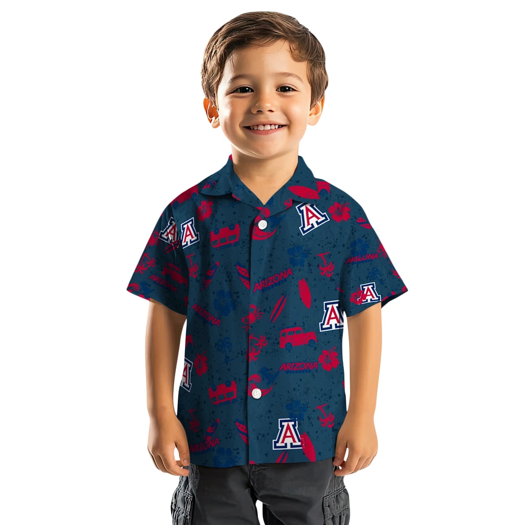 Arizona Wildcats Hawaiian Shirt - Beach Vibe | Hula Hawaiian Shirts