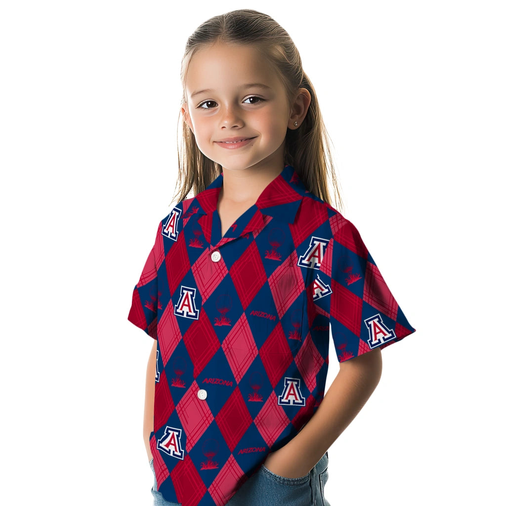 Arizona Wildcats Hawaiian Shirt - Golfing Plaid | Hula Hawaiian Shirts