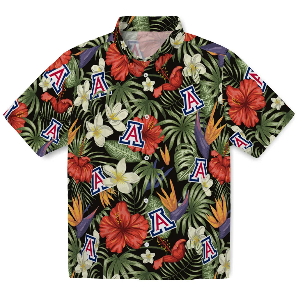 Arizona Wildcats Hawaiian Shirt - Hawaii Floral Hibiscus | Hula Hawaiian Shirts