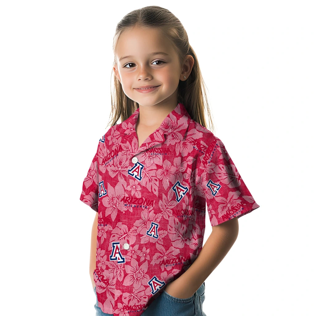 Arizona Wildcats Hawaiian Shirt - Hibiscus Oasis | Hula Hawaiian Shirts