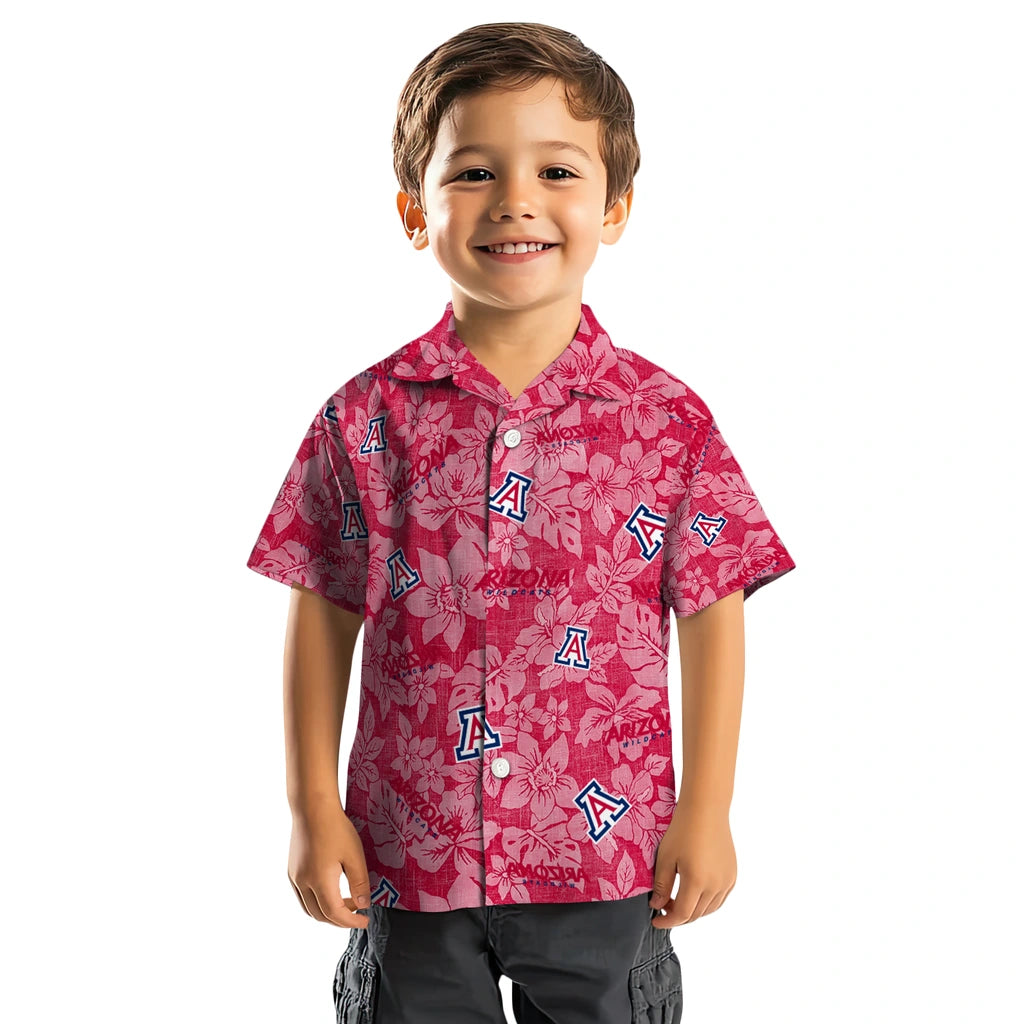 Arizona Wildcats Hawaiian Shirt - Hibiscus Oasis | Hula Hawaiian Shirts