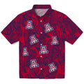 Arizona Wildcats Hawaiian Shirt - Leaf Outline | Hula Hawaiian Shirts