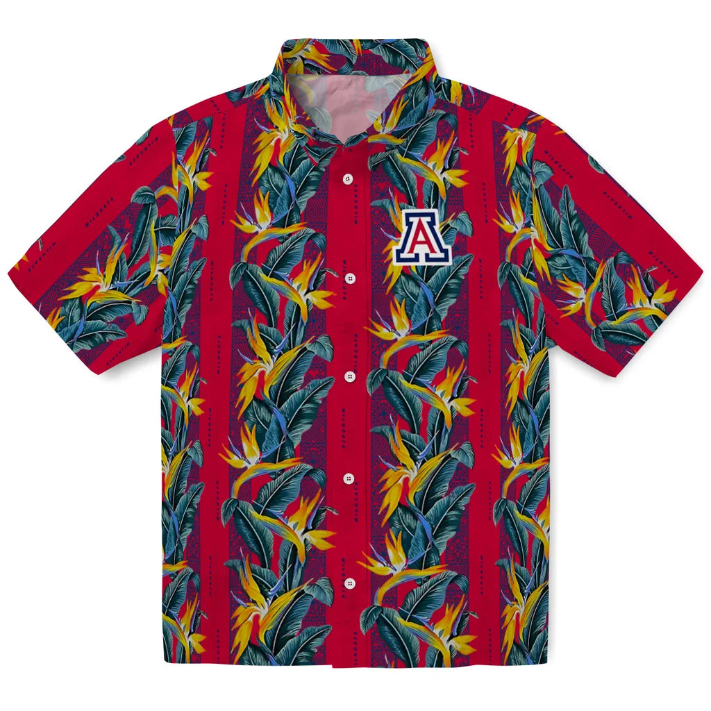 Arizona Wildcats Hawaiian Shirt - Paradise Vines | Hula Hawaiian Shirts