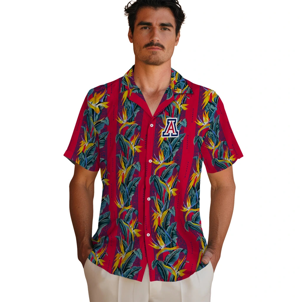 Arizona Wildcats Hawaiian Shirt - Paradise Vines | Hula Hawaiian Shirts