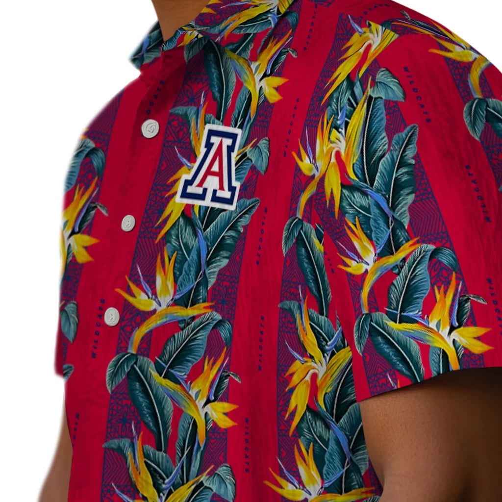 Arizona Wildcats Hawaiian Shirt - Paradise Vines | Hula Hawaiian Shirts