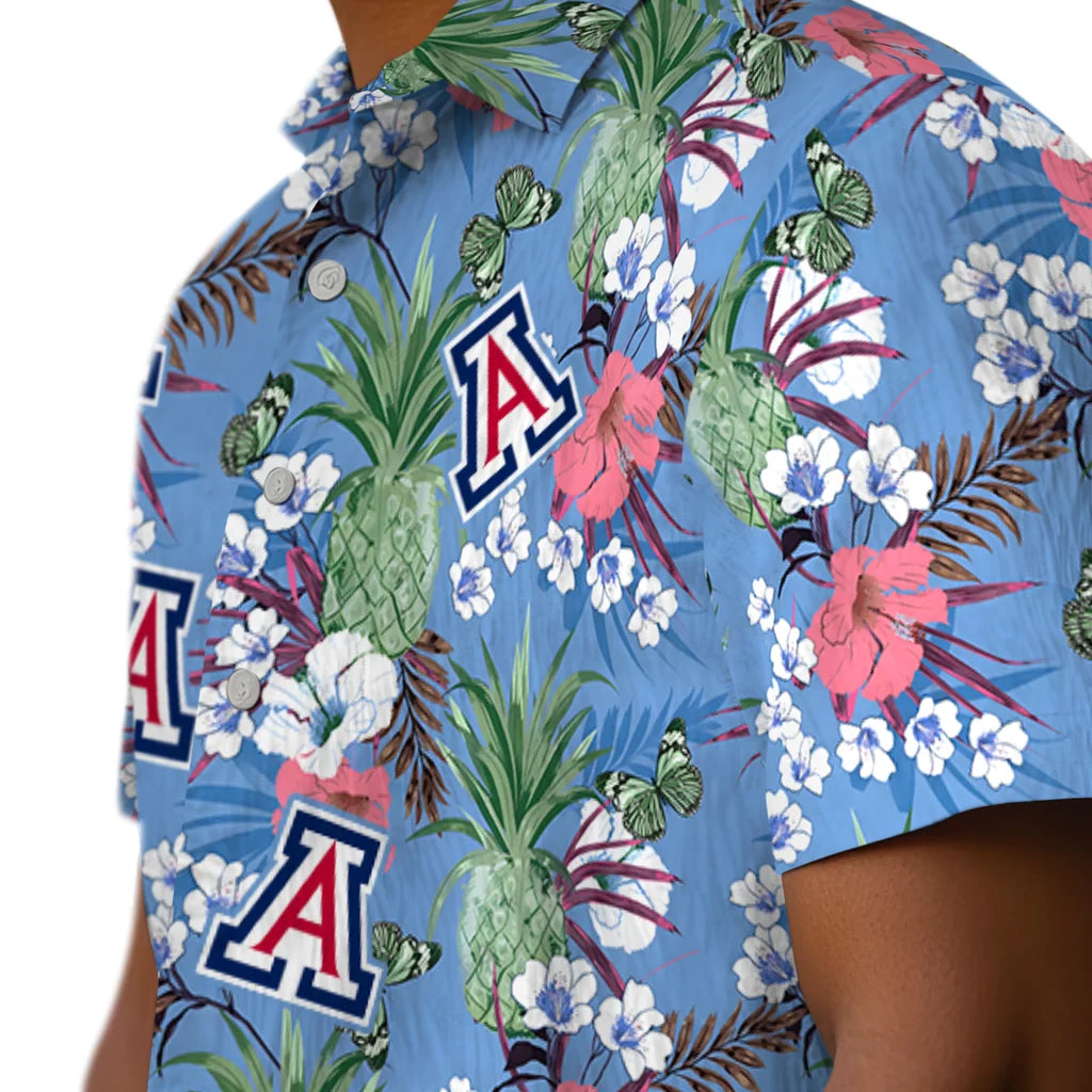 Arizona Wildcats Hawaiian Shirt - Pineapple Bouquet | Hula Hawaiian Shirts