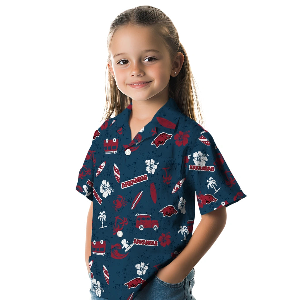Arkansas Razorbacks Hawaiian Shirt - Beach Vibe | Hula Hawaiian Shirts