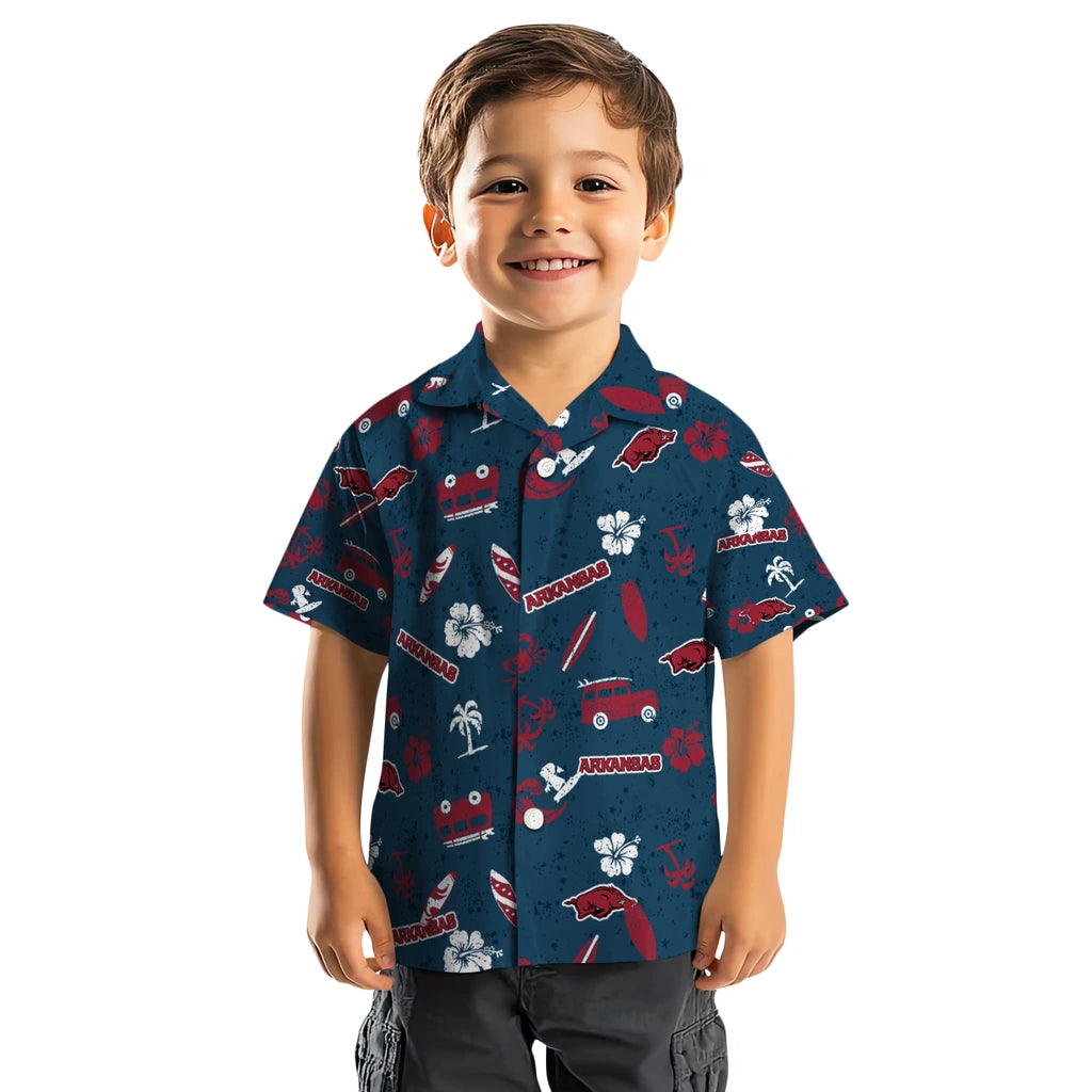 Arkansas Razorbacks Hawaiian Shirt - Beach Vibe | Hula Hawaiian Shirts