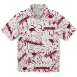 Arkansas Razorbacks Hawaiian Shirt - Hibiscus Overlay | Hula Hawaiian Shirts