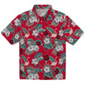 Arkansas State Red Wolves Hawaiian Shirt - Flamingo and Hibiscus | Hula Hawaiian Shirts