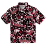 Arkansas State Red Wolves Hawaiian Shirt - Hibiscus Overlay | Hula Hawaiian Shirts