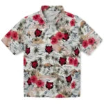 Arkansas State Red Wolves Hawaiian Shirt - Hibiscus Seaside | Hula Hawaiian Shirts