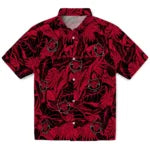 Arkansas State Red Wolves Hawaiian Shirt - Monstera Layer | Hula Hawaiian Shirts