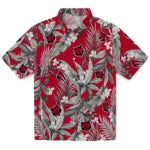 Arkansas State Red Wolves Hawaiian Shirt - Palm Leaves | Hula Hawaiian Shirts